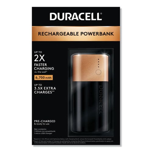 Duracell Rechargeable 6,700 Mah Powerbank 2 Day Portable Charger - Technology - Duracell®