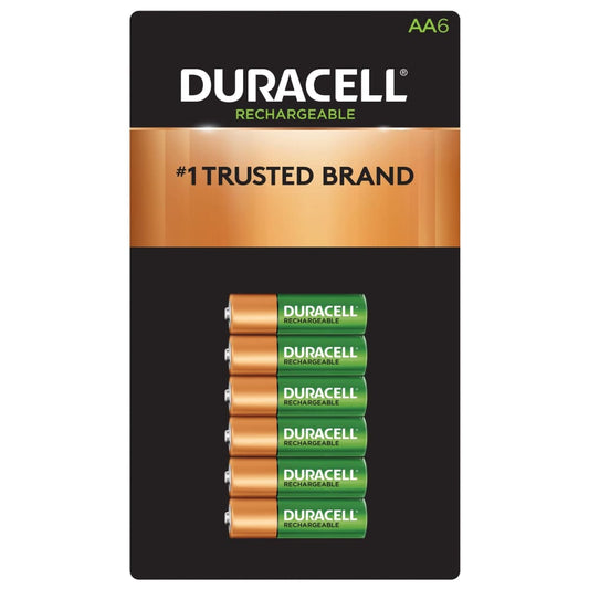 Duracell Rechargeable AA Pre-Charged Batteries 6 ct. - Duracell