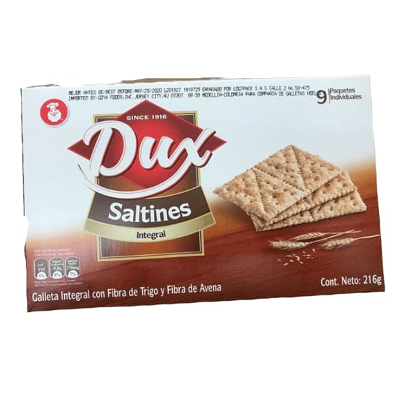 Dux Saltines Integral, 7.6 oz - ShelHealth.Com