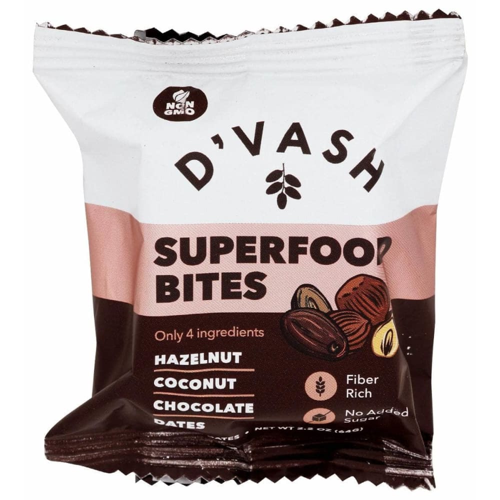 DVASH ORGANICS Grocery > Snacks DVASH ORGANICS: Hazelnut Superfood Bites, 2.2 oz