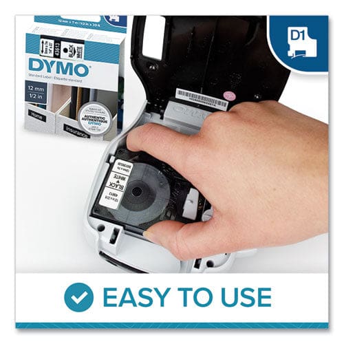 DYMO D1 High-performance Polyester Removable Label Tape 0.5 X 23 Ft Black On White - Technology - DYMO®