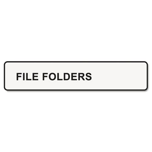 DYMO Labelwriter 1-up File Folder Labels 0.56 X 3.43 White 130 Labels Roll 2 Rolls/pack - Technology - DYMO®