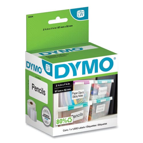 DYMO Labelwriter Address Labels 1.25’’ X 2.25’’ White 1,000 Labels/roll - Technology - DYMO®