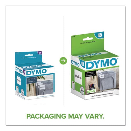DYMO Labelwriter Multipurpose Labels 2 X 2.31 White 250 Labels/roll - Technology - DYMO®