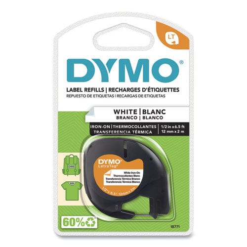 DYMO Letratag Fabric Iron-on Labels 0.5 X 6.5 Ft White - Technology - DYMO®