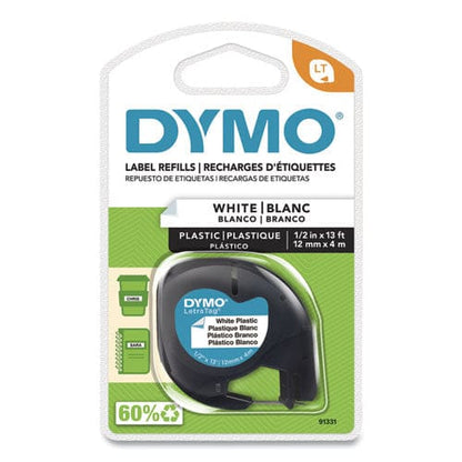 DYMO Letratag Plastic Label Tape Cassette 0.5 X 13 Ft White - Technology - DYMO®