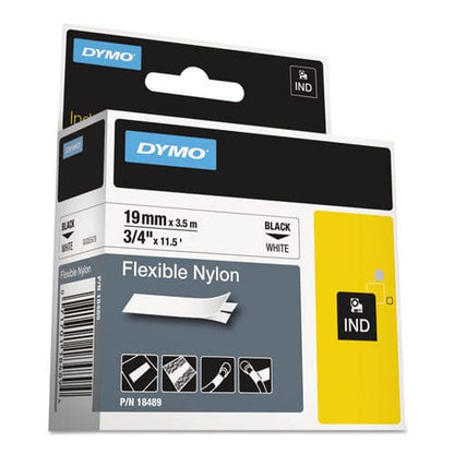 DYMO Rhino Flexible Nylon Industrial Label Tape 0.75 X 11.5 Ft White/black Print - Technology - DYMO®