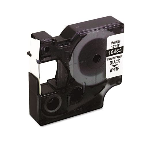 DYMO Rhino Heat Shrink Tubes Industrial Label Tape 0.37 X 5 Ft White/black Print - Technology - DYMO®