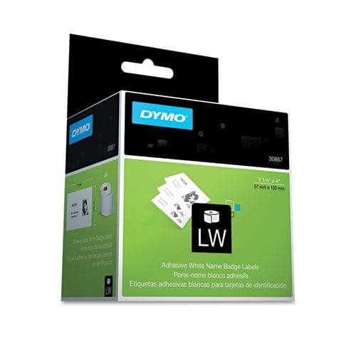 DYMO Visitor Management Time-expiring Name Badges Adhesive 2.25 X 4 250 Labels/box - Technology - DYMO®