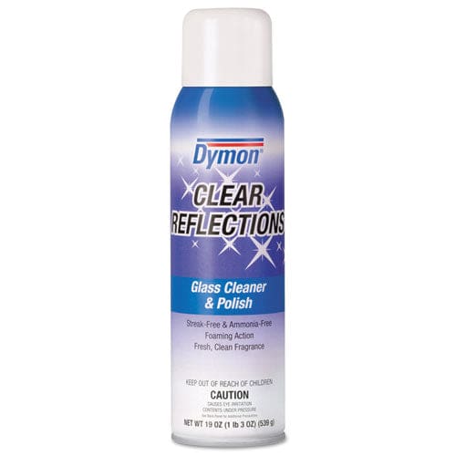 Dymon Clear Reflections Mirror And Glass Cleaner 20 Oz Aerosol Spray 12/carton - School Supplies - Dymon®