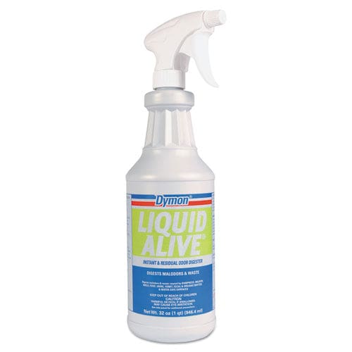Dymon Liquid Alive Odor Digester 32 Oz Bottle 12/carton - Janitorial & Sanitation - Dymon®