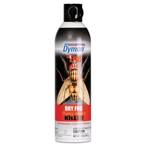 Dymon The End. Dry Fog Flying Insect Killer 14 Oz Aerosol Spray 12/carton - Janitorial & Sanitation - Dymon®