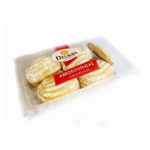 DZuKIJOS ABRIKOSINIAI Cookies with Apricots Filling 8.82 oz. (250 g.) - Dzukija