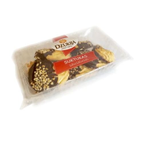 DZuKIJOS SUKTUKAS Glazed Chocolate and covered Nuts Cookies 8.82 oz. (250 g.) - Dzukija