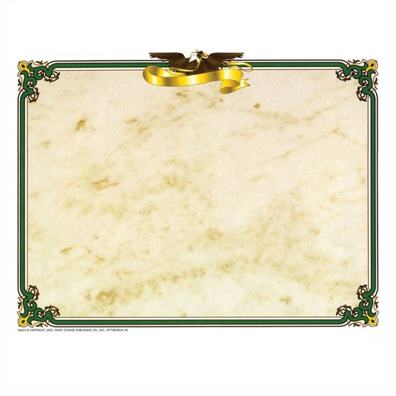 Eagle Certificate Border/Computer Paper (Pack of 8) - Certificates - Flipside