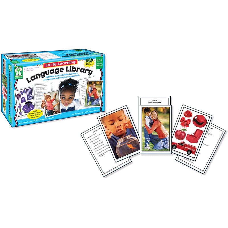 Early Learning Language Library Cards - Flash Cards - Carson Dellosa Education
