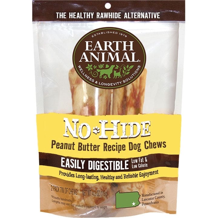 Earth Animal Nohide Peanut Butter Small 2 Pk - Pet Supplies - Earth Animal