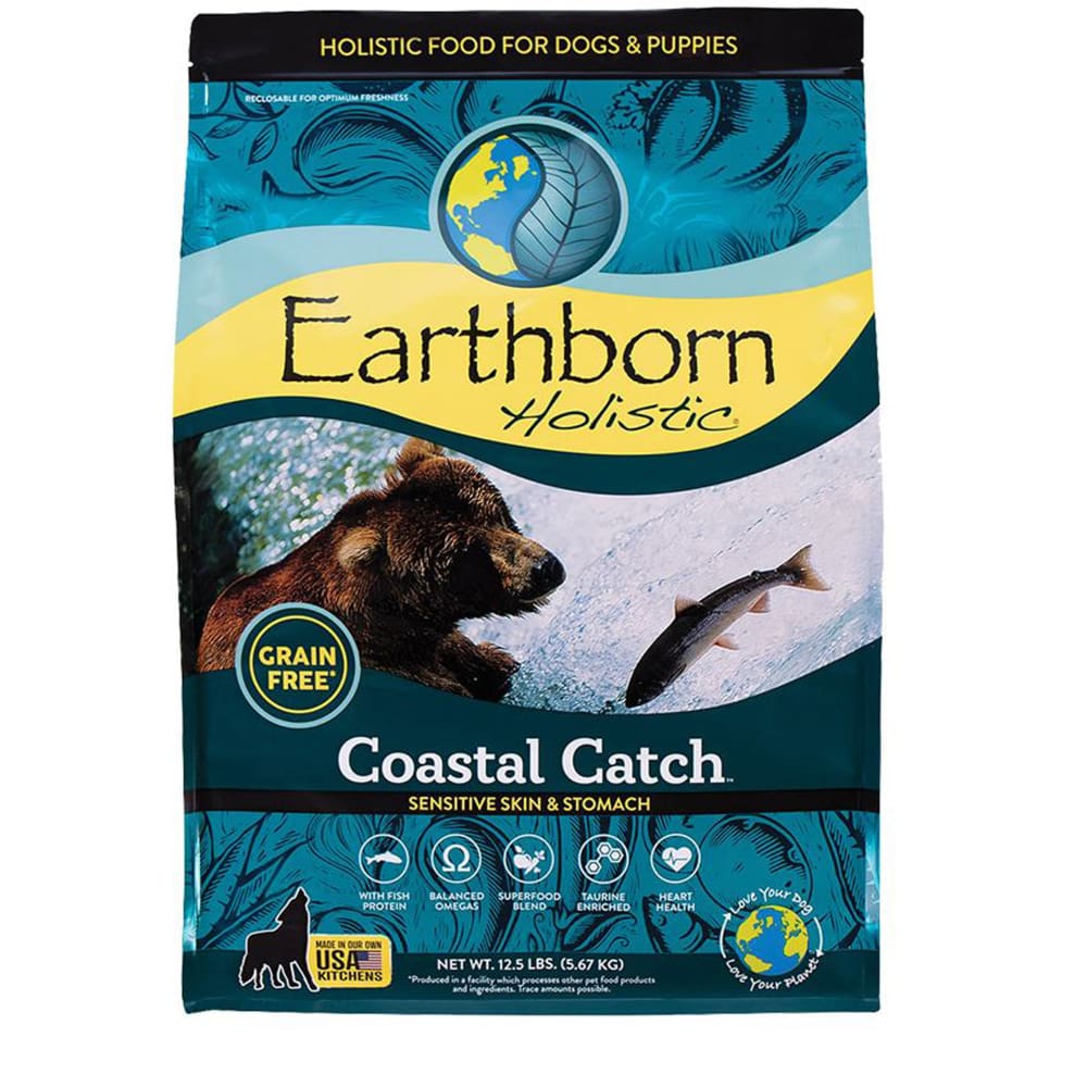 Earthborn Dog Grain-Free Coastal Catch 12.5lbs. - Pet Supplies - Earthborn