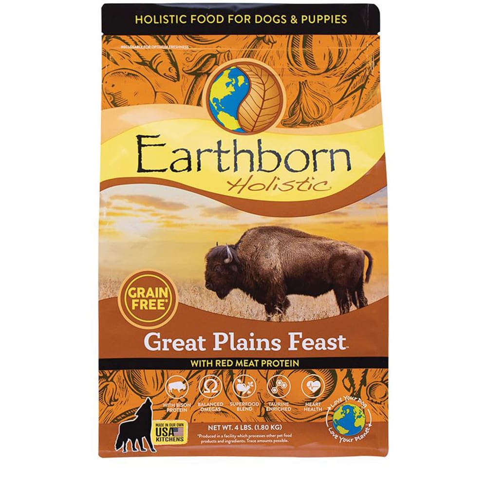 Earthborn Dog Grain-Free Great Plains Feast 4lbs. - Pet Supplies - Earthborn