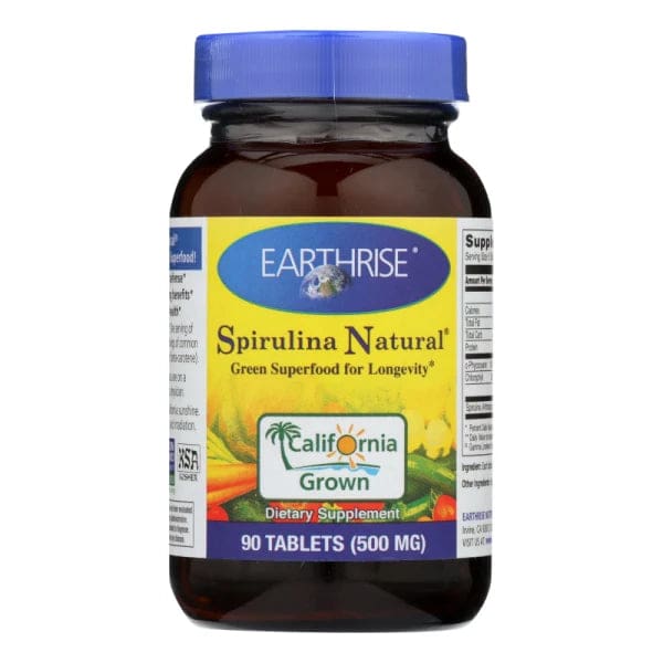 Earthrise Spirulina - 500 mg - 90 Tablets - Earthrise