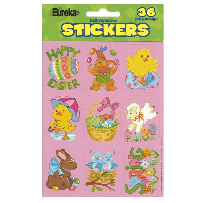 Easter Giant Stickers (Pack of 12) - Holiday/Seasonal - Eureka