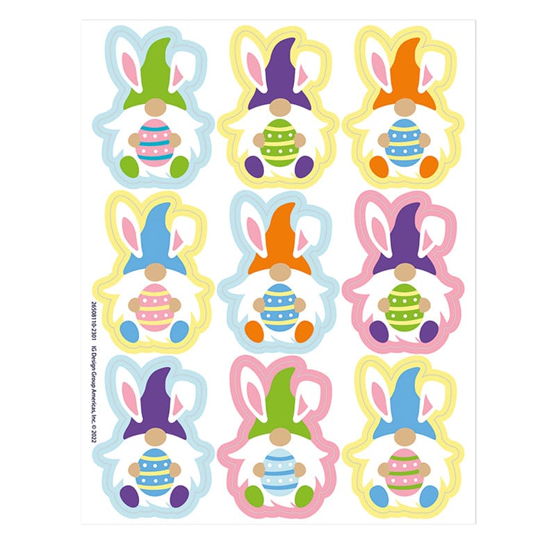 Easter Gnome Stickers Giant (Pack of 12) - Stickers - Eureka