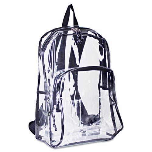 Eastsport Backpack Pvc 12.5 X 5.5 X 17.5 Clear/black - School Supplies - Eastsport®