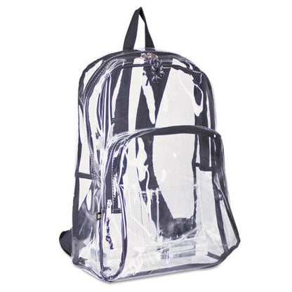 Eastsport Backpack Pvc 12.5 X 5.5 X 17.5 Clear/black - School Supplies - Eastsport®