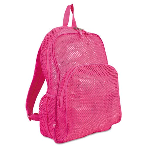 Eastsport Mesh Backpack Fits Devices Up To 17 Polyester 12 X 5 X 18 Clear/english Rose - School Supplies - Eastsport®