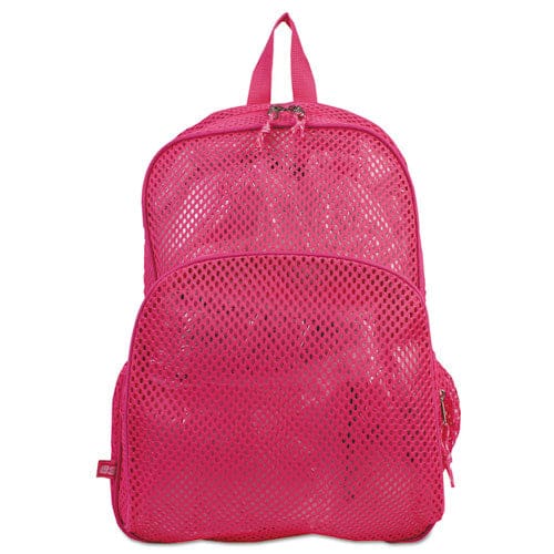 Eastsport Mesh Backpack Fits Devices Up To 17 Polyester 12 X 5 X 18 Clear/english Rose - School Supplies - Eastsport®