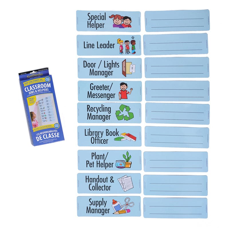 Easy Daysies Classroom Jobs&Helpers (Pack of 2) - Classroom Management - Easy Daysies Ltd.