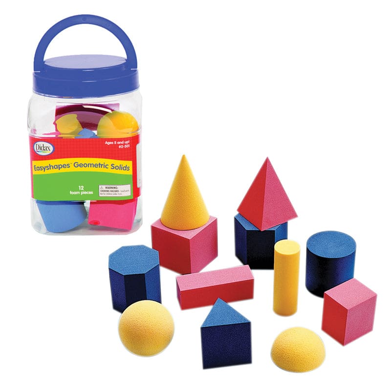 Easyshapes 3D Geometric Shapes (Pack of 2) - Geometry - Didax