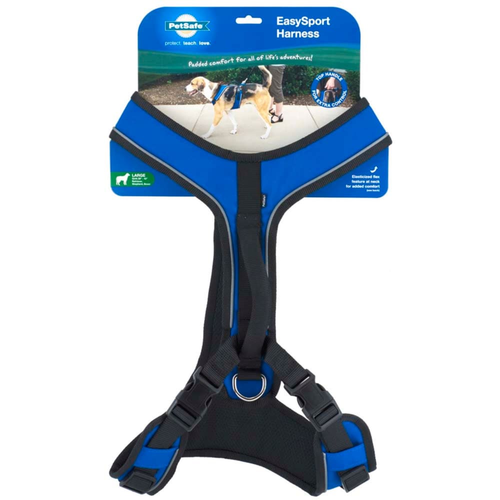 EasySport Comfortable Dog Harness Blue Large - Pet Supplies - EasySport