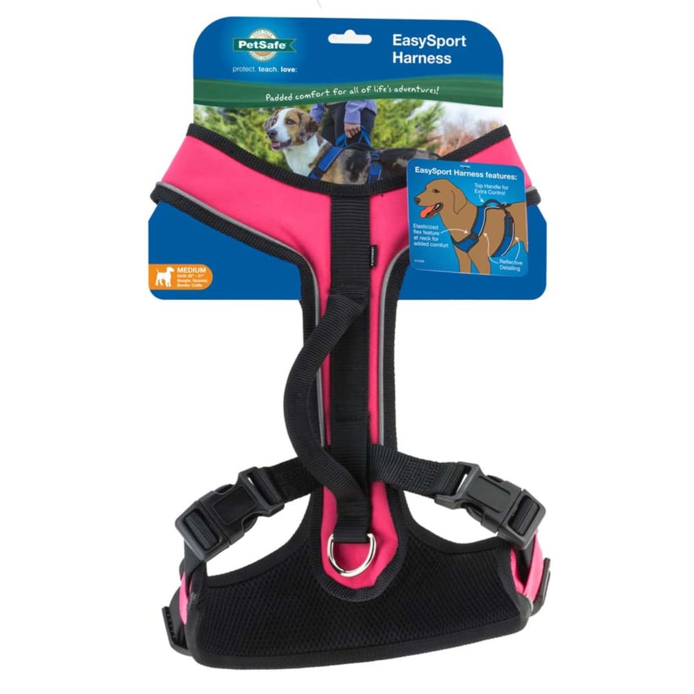 EasySport Comfortable Dog Harness Pink Medium - Pet Supplies - EasySport