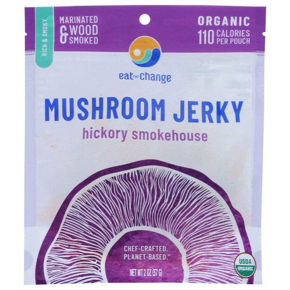 EAT THE CHANGE Eat The Change Jerky Mshrm Hckory Smkhou, 2 Oz