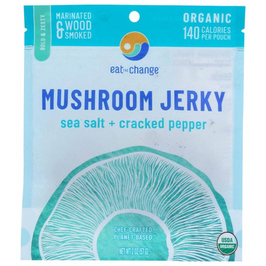 EAT THE CHANGE Eat The Change Jerky Mshrm Sslt Crk Ppr, 2 Oz