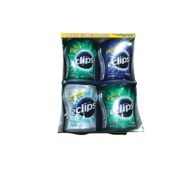 Eclipse Big-E Gum Variety Pack - 60 Pieces - 4 ct - ShelHealth.Com