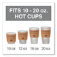 Eco-Products Ecogrip Hot Cup Sleeves - Renewable And Compostable Fits 12 16 20 24 Oz Cups Kraft 1,300/carton - Food Service - Eco-Products®