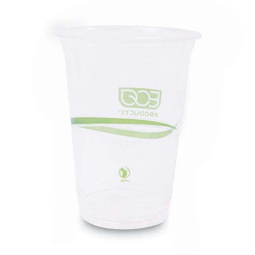 Eco-Products Greenstripe Renewable And Compostable Cold Cups 16 Oz Clear 50/pack 20 Packs/carton - Food Service - Eco-Products®
