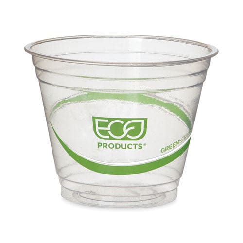 Eco-Products Greenstripe Renewable And Compostable Cold Cups 9 Oz Clear 50/pack 20 Packs/carton - Food Service - Eco-Products®