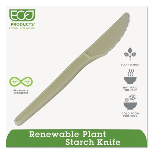 Eco-Products Plant Starch Knife - 7 50/pack - Food Service - Eco-Products®