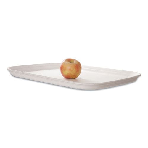 Eco-Products Regalia Renewable And Compostable Sugarcane Tray 13 X 17 X 1.3 White 100/carton - Food Service - Eco-Products®