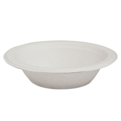 Eco-Products Renewable And Compostable Sugarcane Bowls 16 Oz Natural White 50/pack 20 Packs/carton - Food Service - Eco-Products®