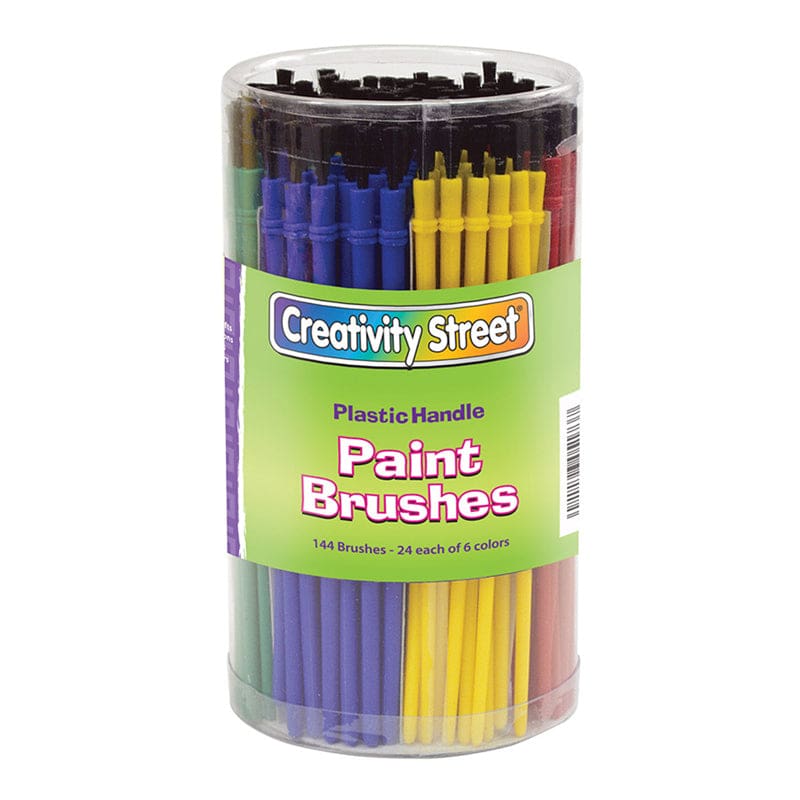 Economy Brushes 144-Pk 24 Each Of 6 Colors (Pack of 3) - Paint Brushes - Dixon Ticonderoga Co - Pacon