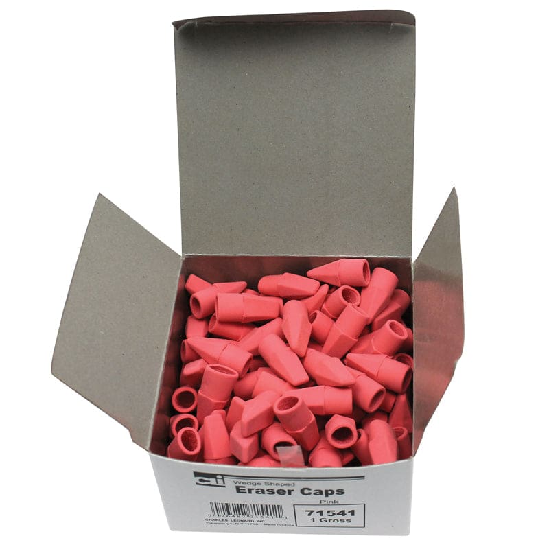 Economy Eraser Caps Pink 144/Bx (Pack of 10) - Erasers - Charles Leonard