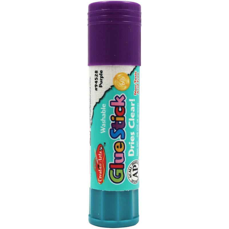 Economy Glue Stick.28Oz Purple (Pack of 12) - Glue/Adhesives - Charles Leonard