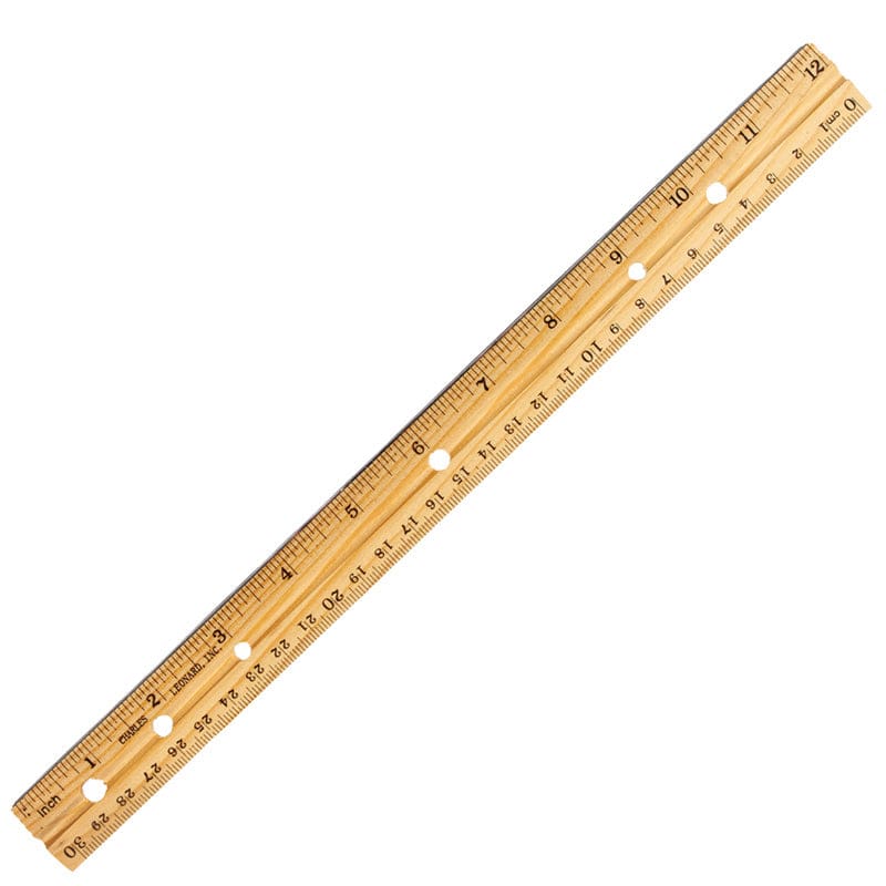 Economy Wood Ruler (Pack of 12) - Rulers - Charles Leonard