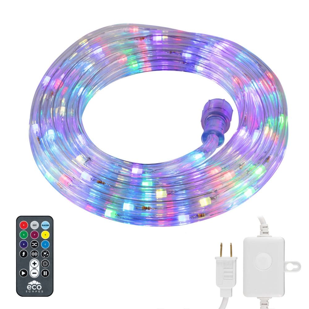 EcoScapes LED Color-Changing 15' Rope Light by Enbrighten | ShelHealth