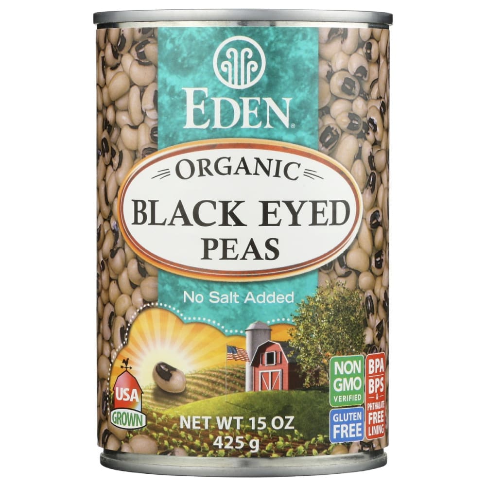 EDEN FOODS: Bean Black Eyed Peas No Salt Added Organic 15 oz - Grocery > Pantry - EDEN FOODS