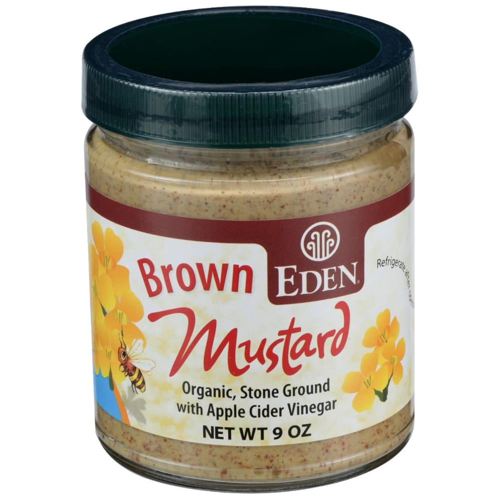 EDEN FOODS: Mustard Brown Glass Jar 9 oz - Grocery > Pantry > Condiments - Eden Foods